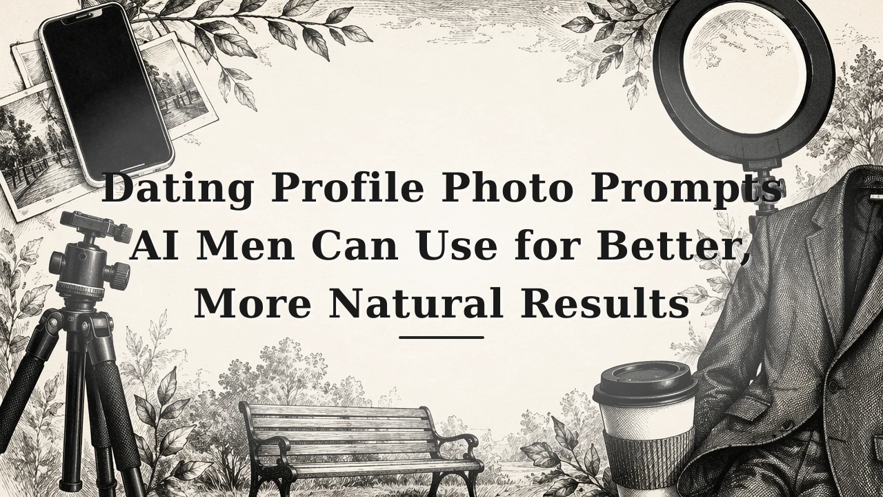 Dating Profile Photo Prompts AI Men Can Use for Better, More Natural Results