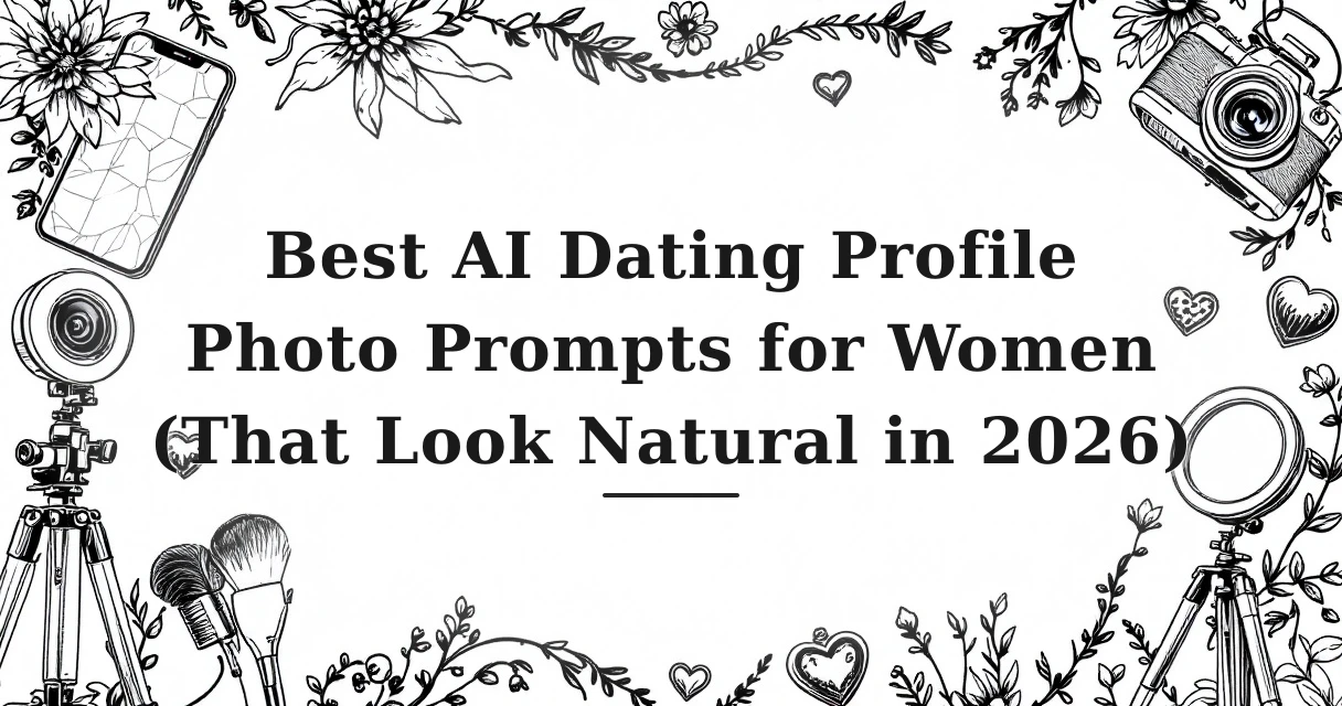 Best AI Dating Profile Photo Prompts for Women (That Look Natural in 2026)