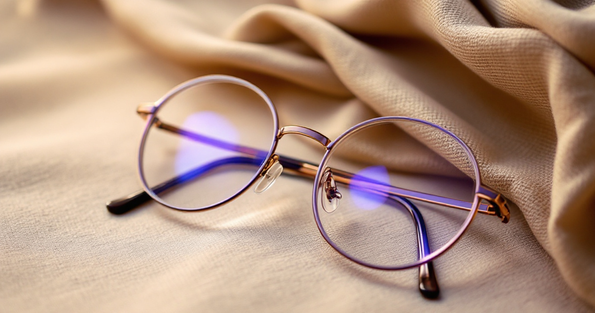 Eyeglasses and headwear items arranged for German passport photo preparation showing acceptable accessories