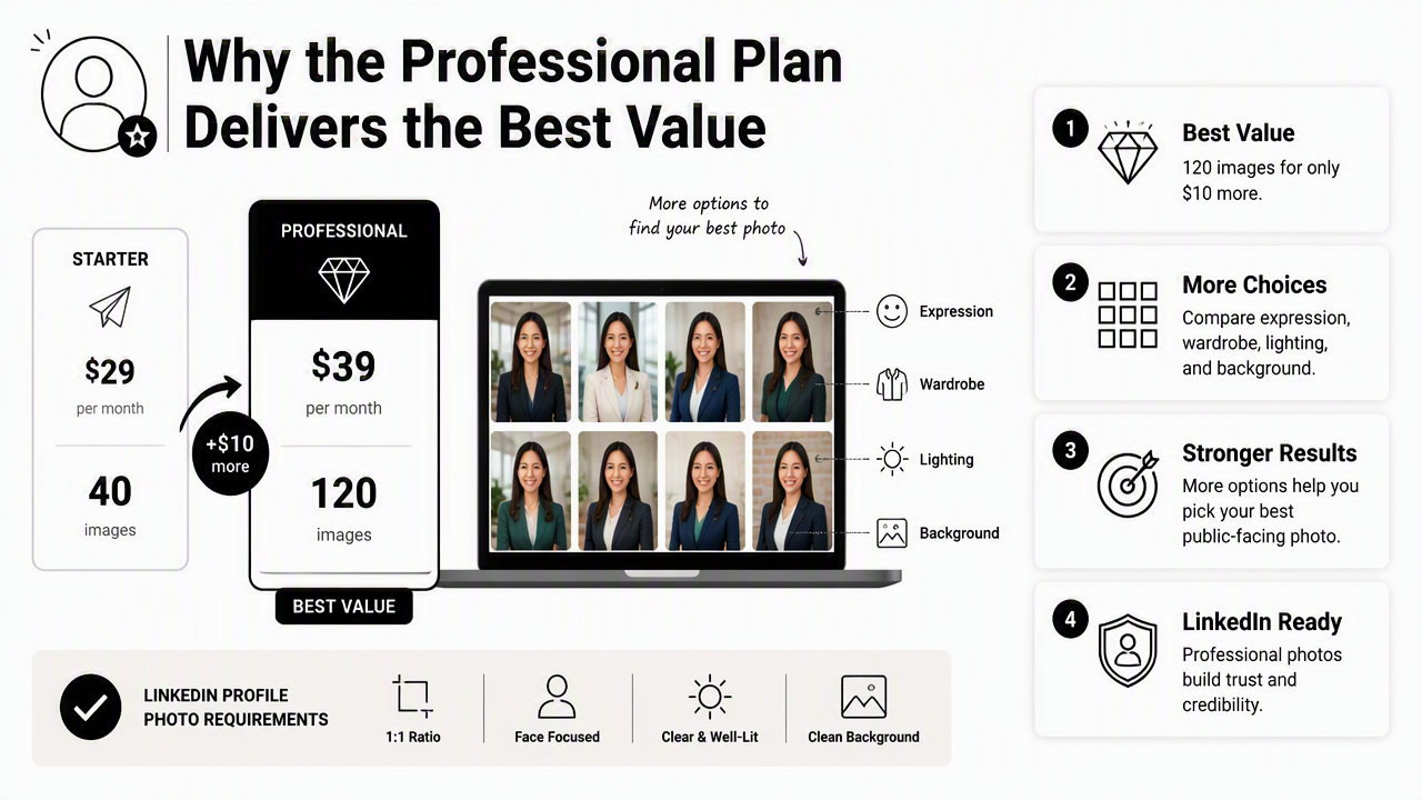 Illustration for Which plan offers the best value for LinkedIn users?