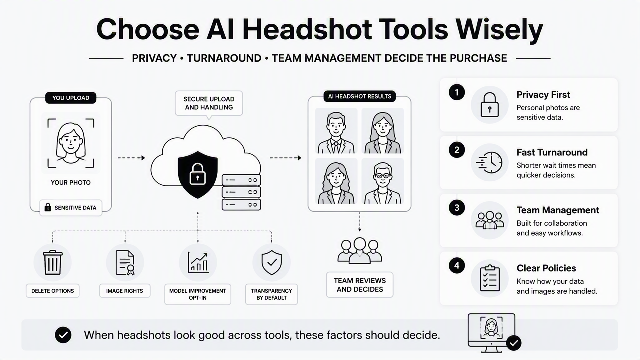 Illustration for How do privacy, turnaround, and team needs affect the choice?