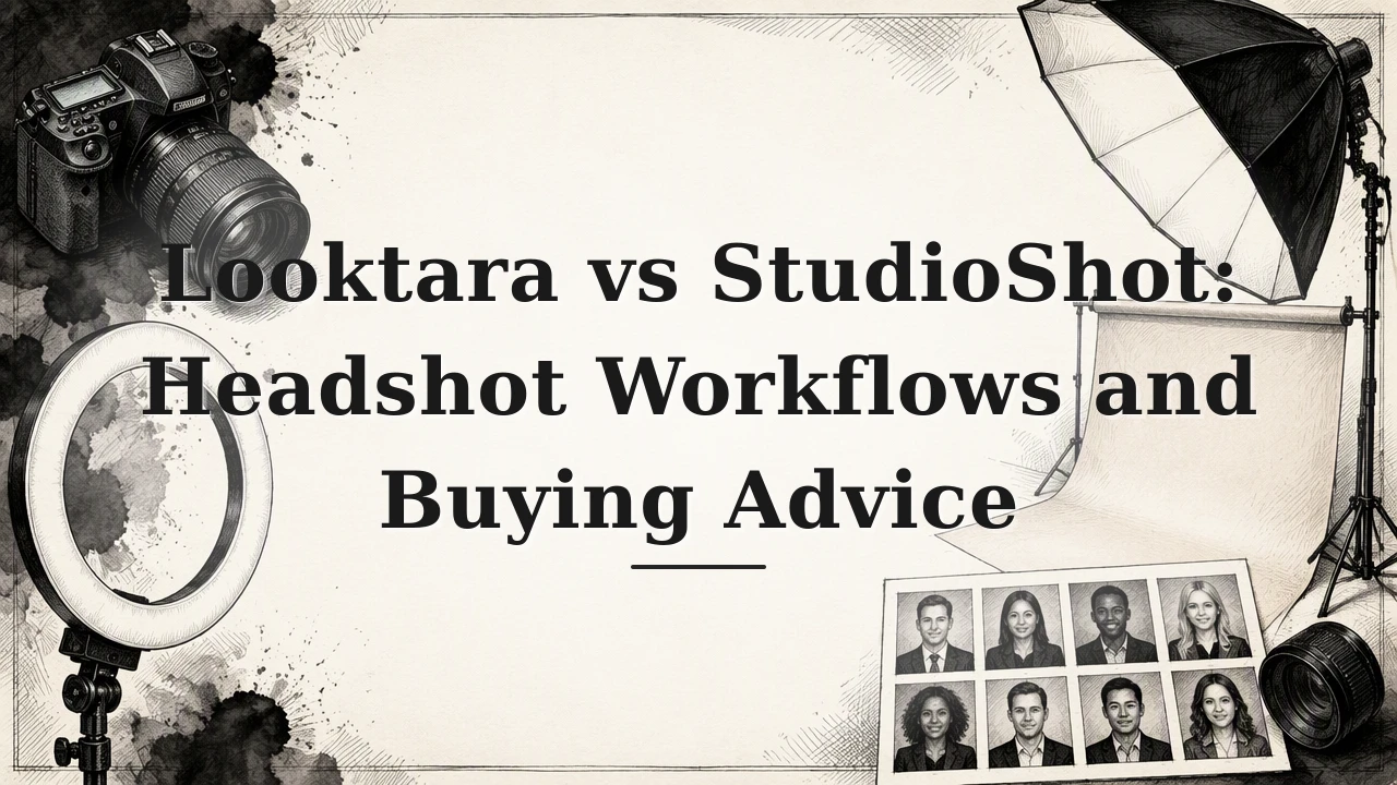 Looktara vs StudioShot: Headshot Workflows and Buying Advice
