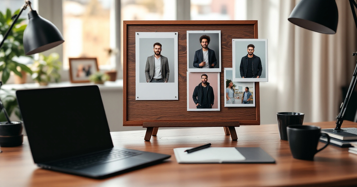 Profile photo decision board for professionals, creators, founders, and dating users