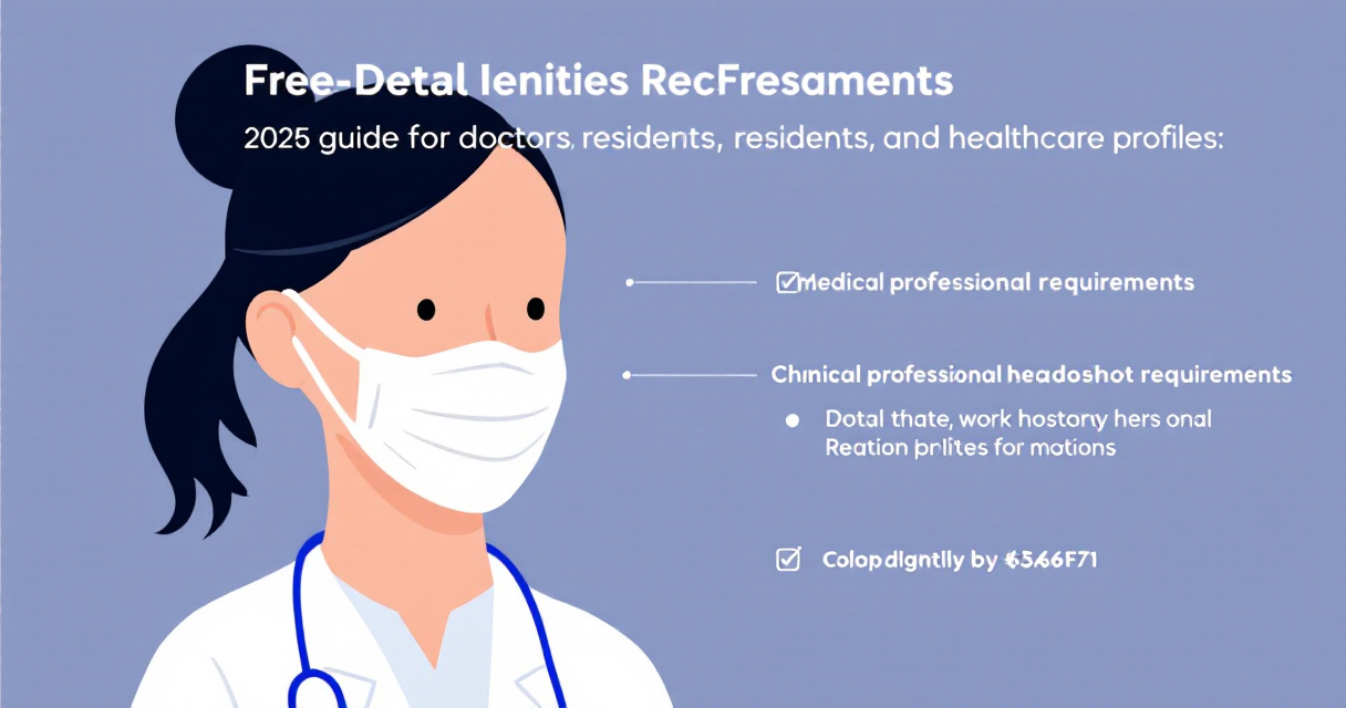 Medical Professional Headshot Requirements: 2026 Guide for Doctors, Residents, and Healthcare Profiles