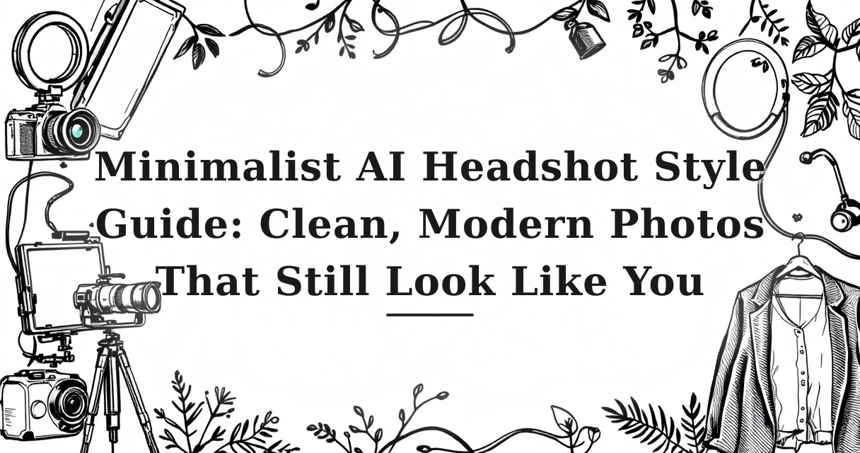Minimalist AI Headshot Style Guide: Clean, Modern Photos That Still Look Like You
