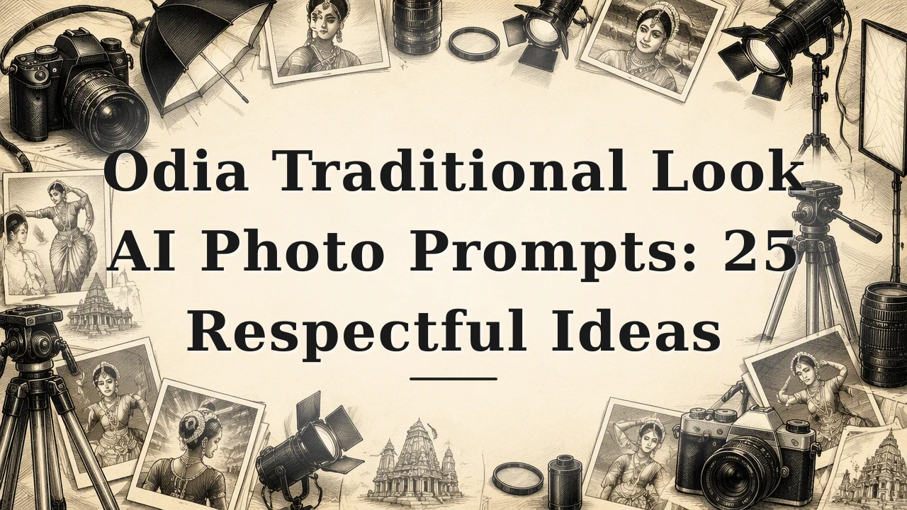 Odia Traditional Look AI Photo Prompts: 25 Respectful Ideas