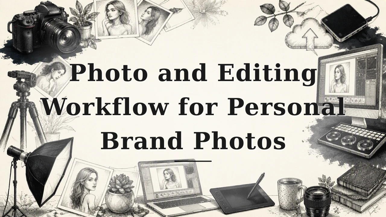 Photo and Editing Workflow for Personal Brand Photos