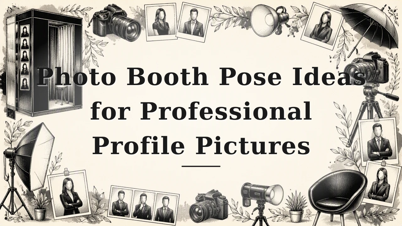 Photo Booth Pose Ideas for Professional Profile Pictures