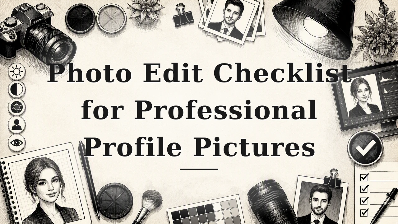 Photo Edit Checklist for Professional Profile Pictures