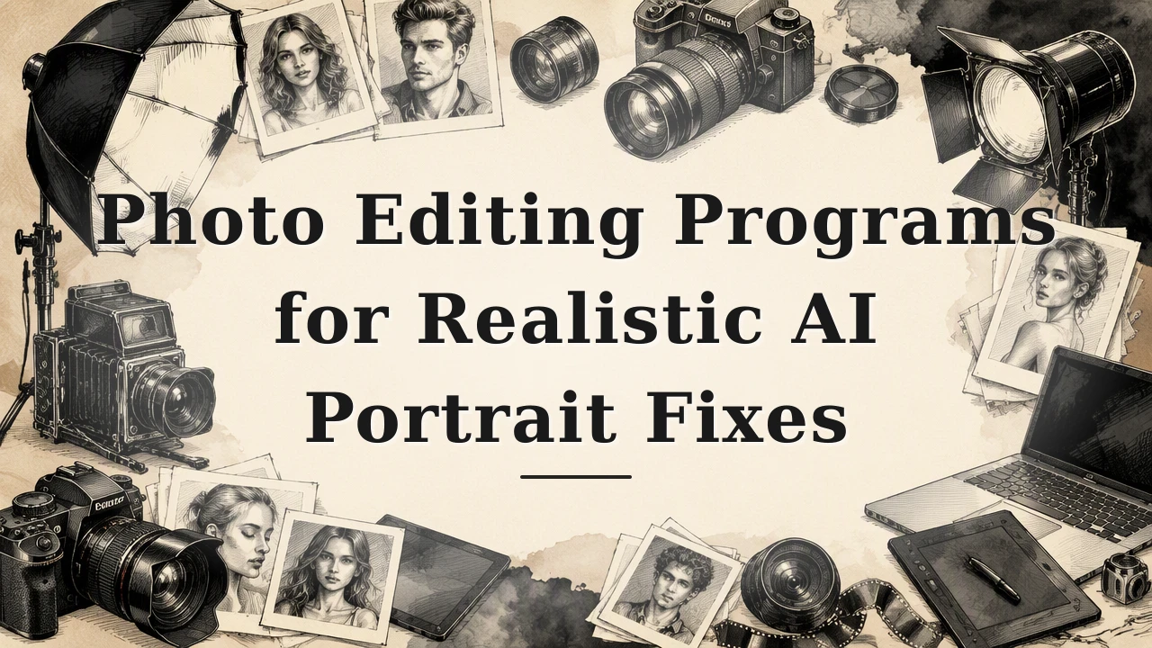 Photo Editing Programs for Realistic AI Portrait Fixes