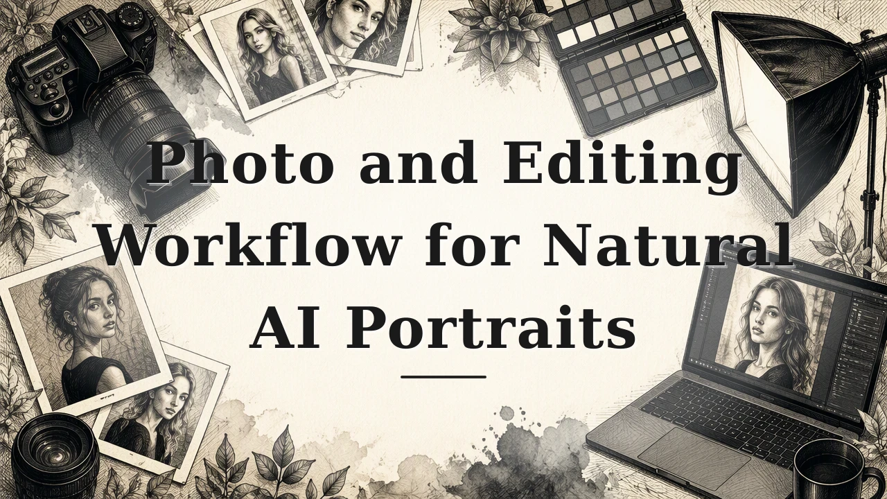 Photo and Editing Workflow for Natural AI Portraits