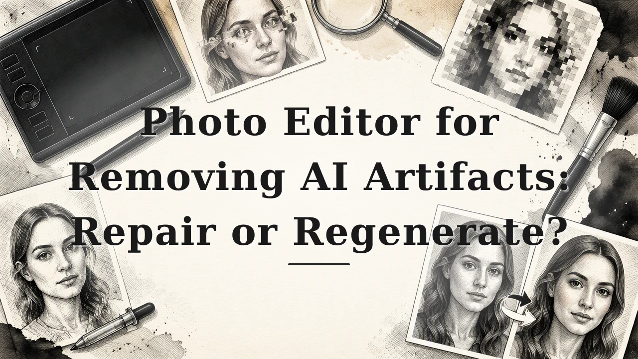 Photo Editor for Removing AI Artifacts: Repair or Regenerate?