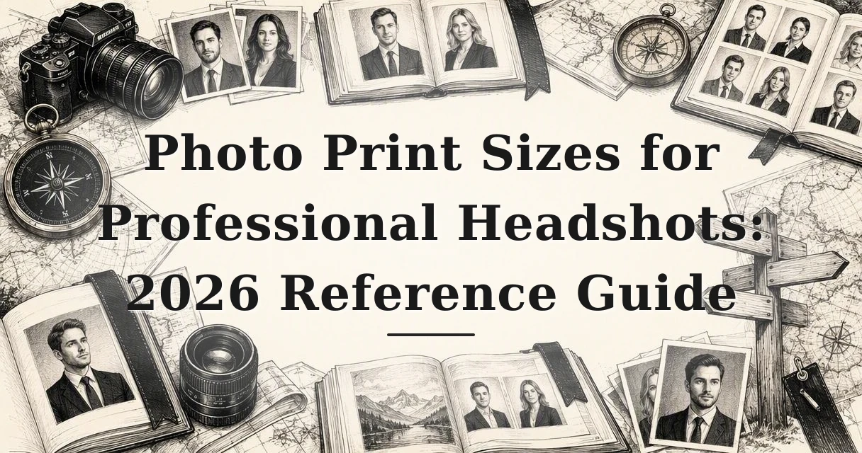 Photo Print Sizes for Professional Headshots: 2026 Reference Guide