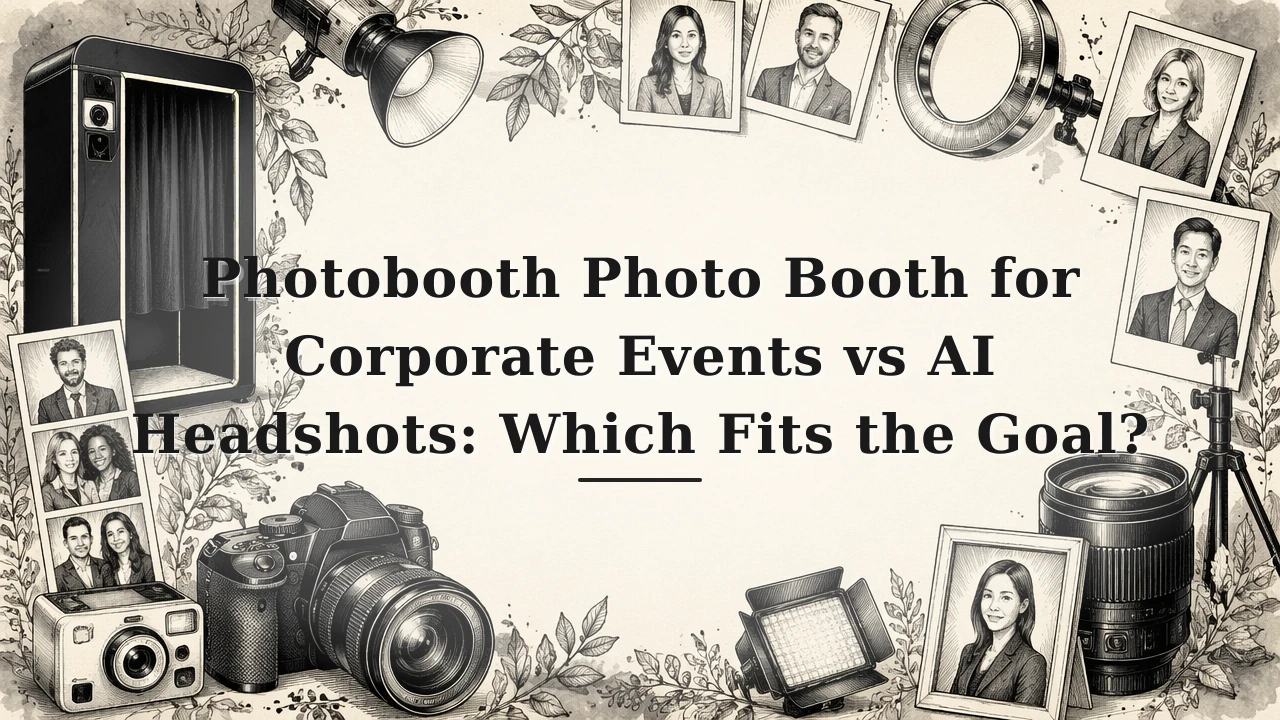 Photobooth Photo Booth for Corporate Events vs AI Headshots: Which Fits the Goal?