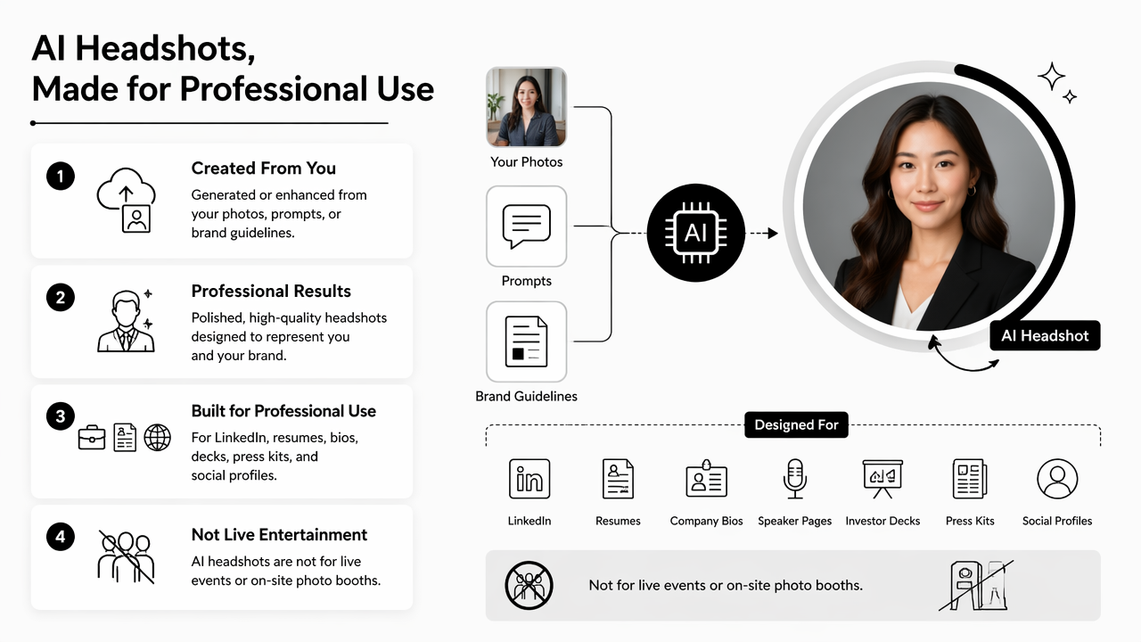 Illustration for What are AI headshots?