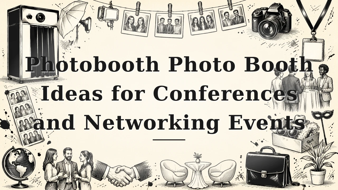 Photobooth Photo Booth Ideas for Conferences and Networking Events