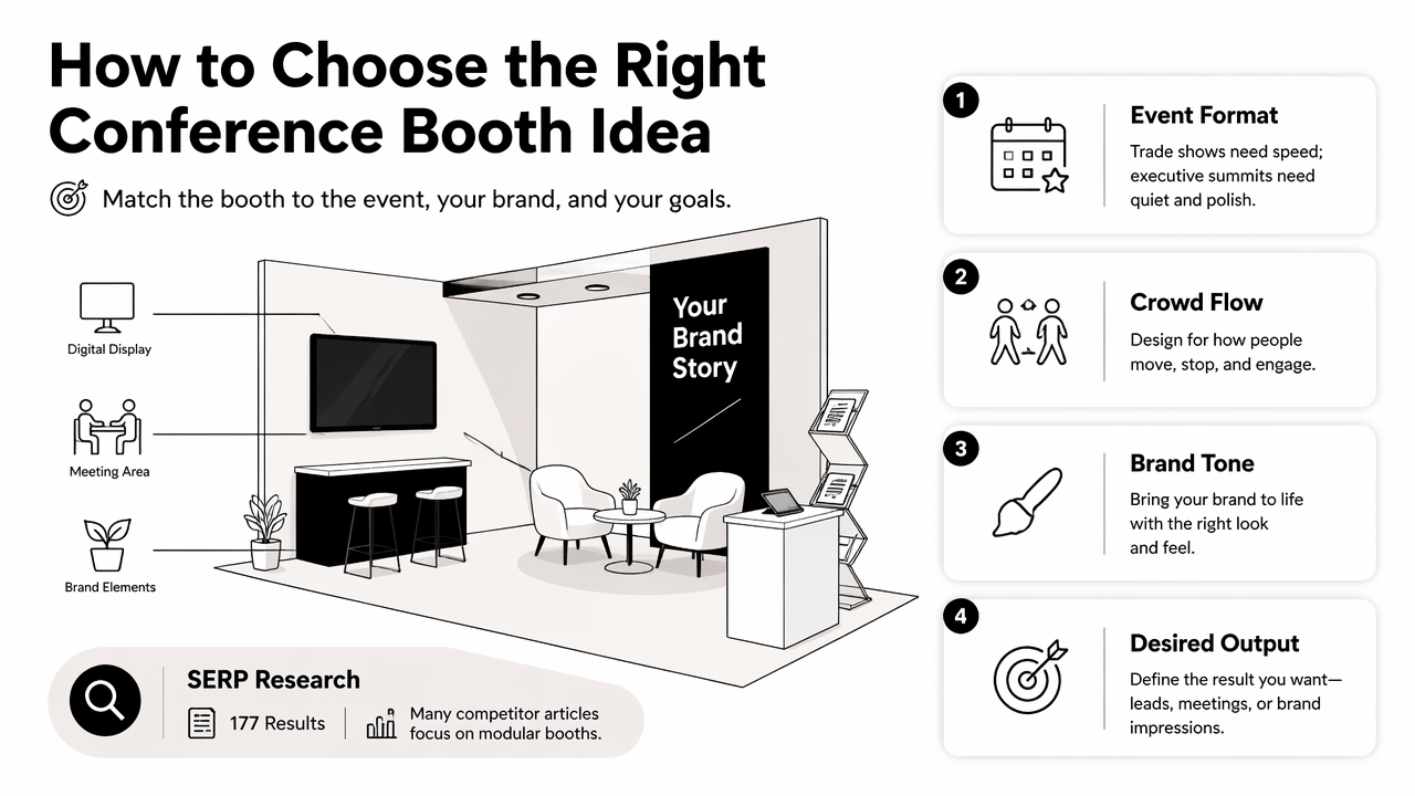Illustration for Best photobooth photo booth ideas for conferences and networking events