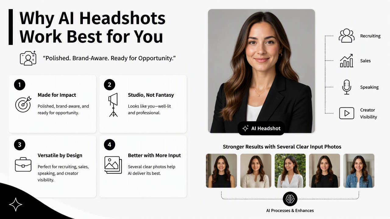 Illustration for When are AI headshots the better LinkedIn choice?