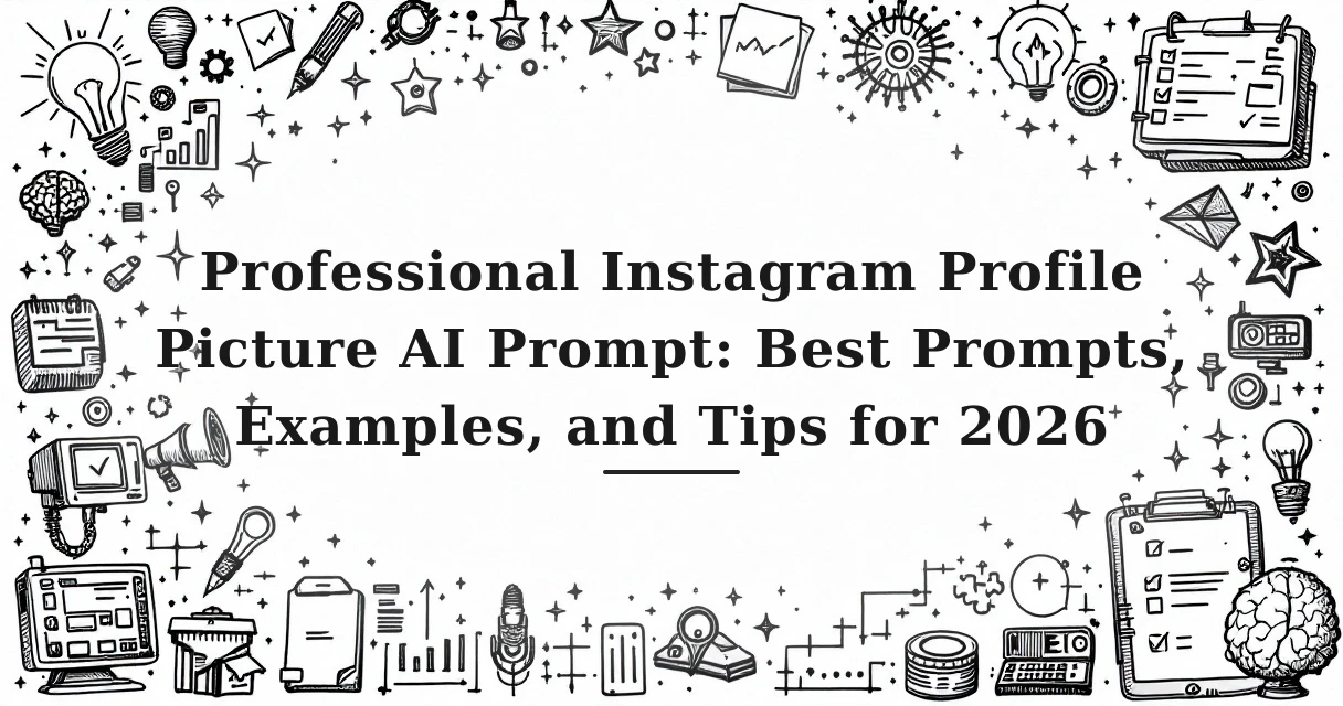 Professional Instagram Profile Picture AI Prompt: Best Prompts, Examples, and Tips for 2026