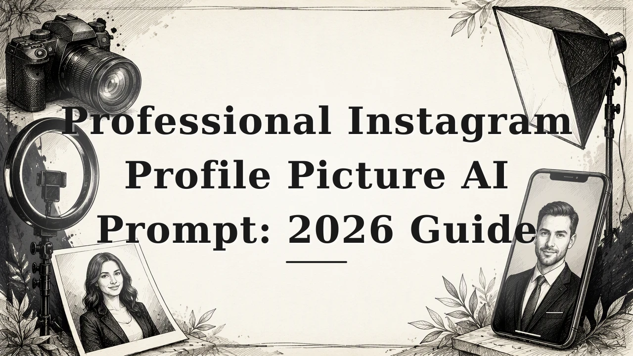 Professional Instagram Profile Picture AI Prompt: 2026 Guide