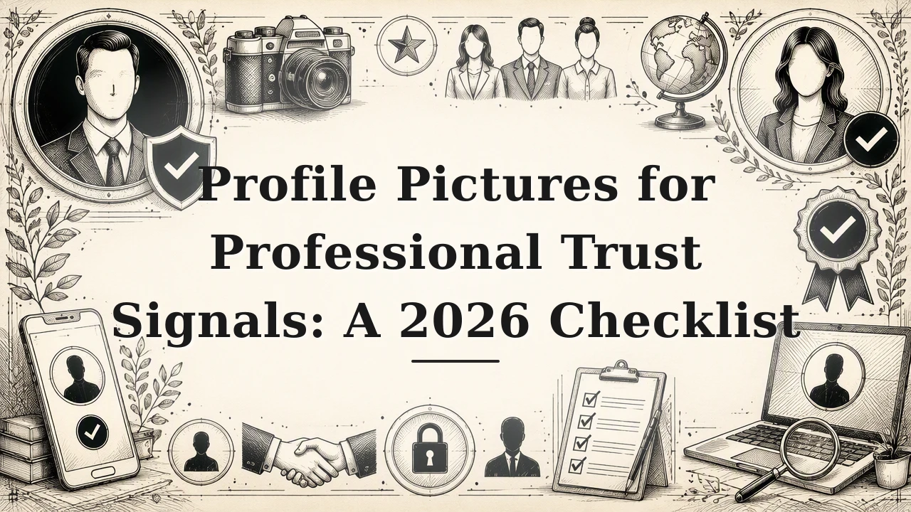 Profile Pictures for Professional Trust Signals: A 2026 Checklist