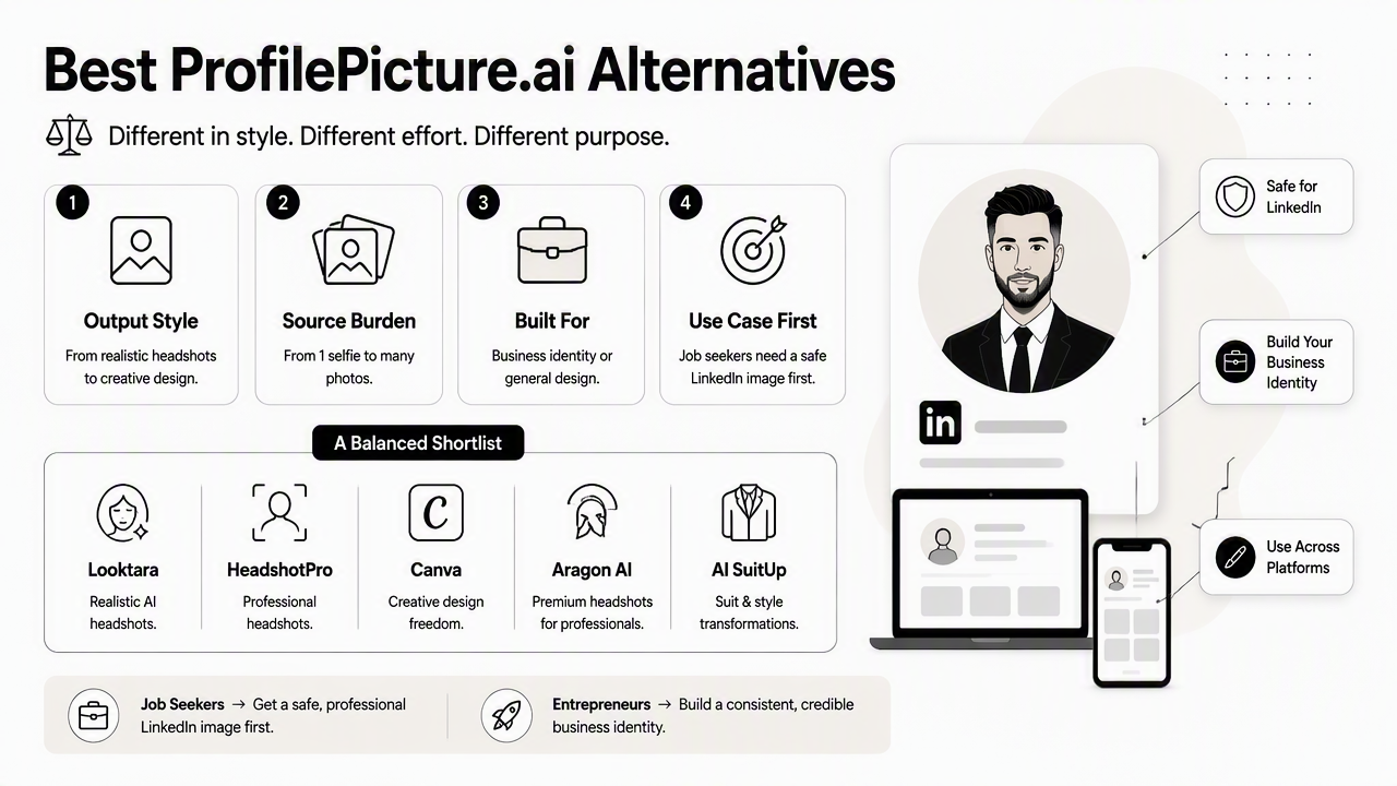 Illustration for Best alternatives compared for realism, LinkedIn fit, and value