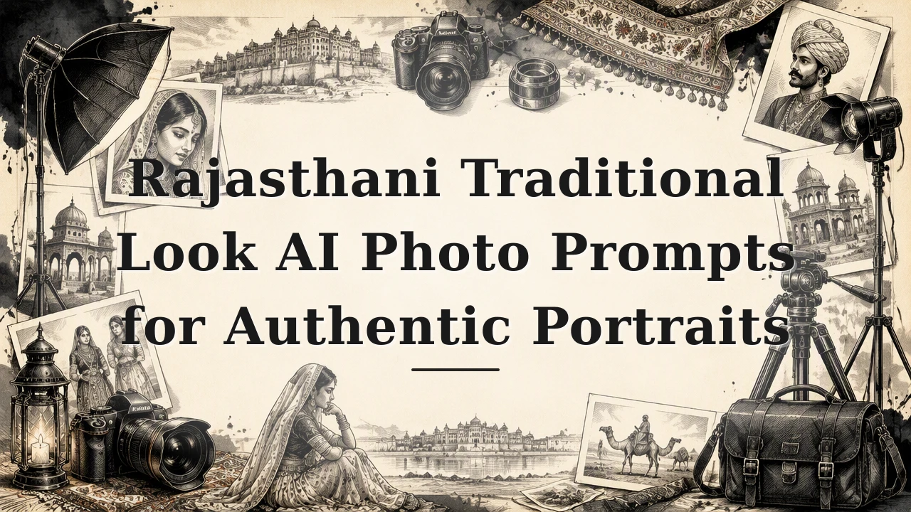 Rajasthani Traditional Look AI Photo Prompts for Authentic Portraits