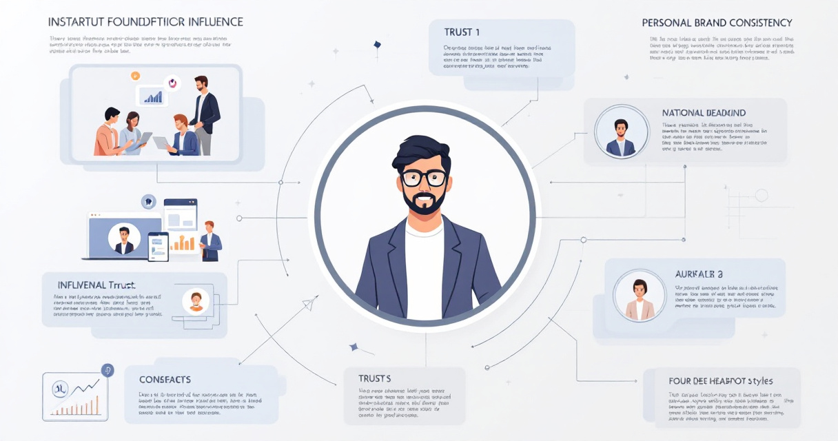 Startup-themed infographic showing how a founder’s headshot influences trust, branding consistency, investor perception, and marketing presence.