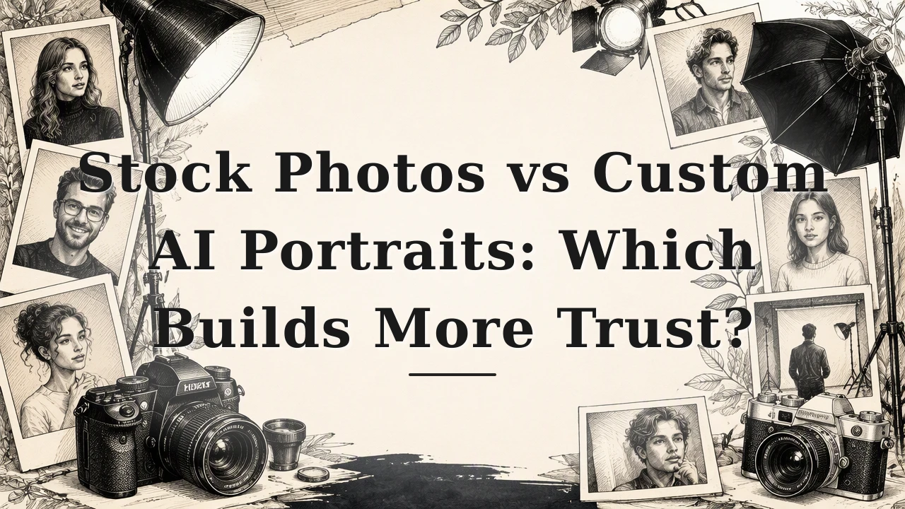 Stock Photos vs Custom AI Portraits: Which Builds More Trust?