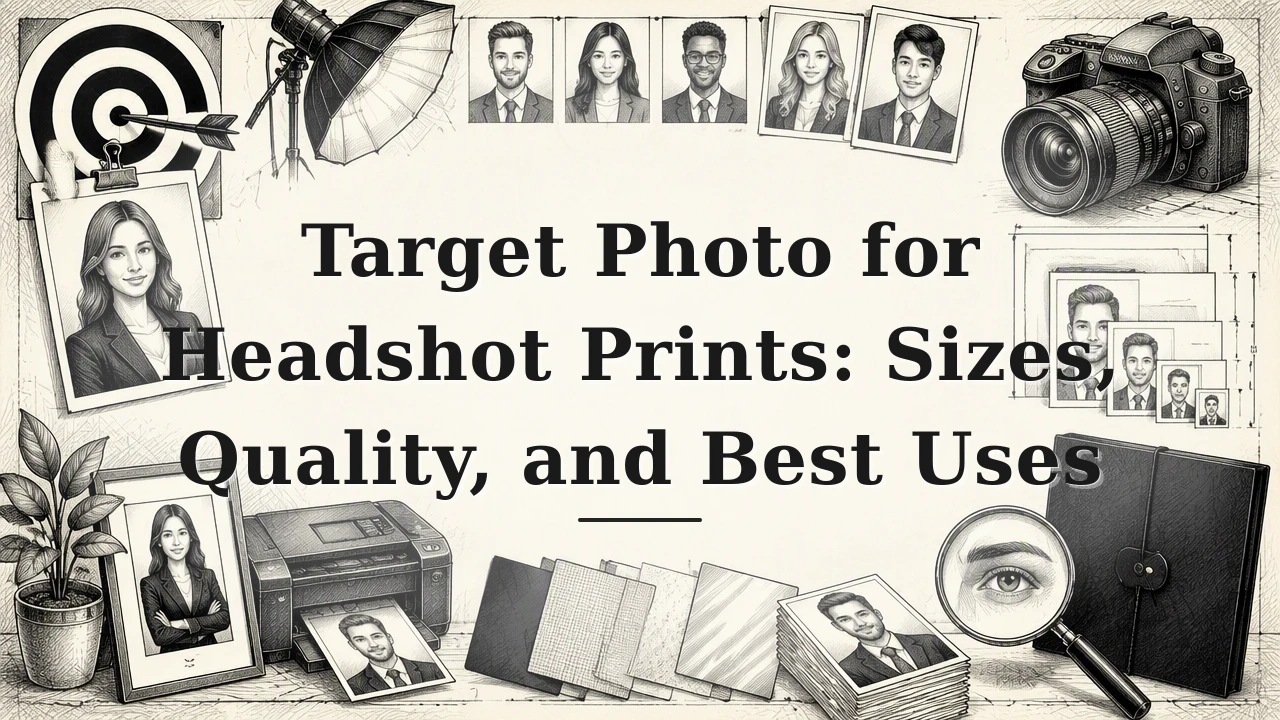 Target Photo for Headshot Prints: Sizes, Quality, and Best Uses