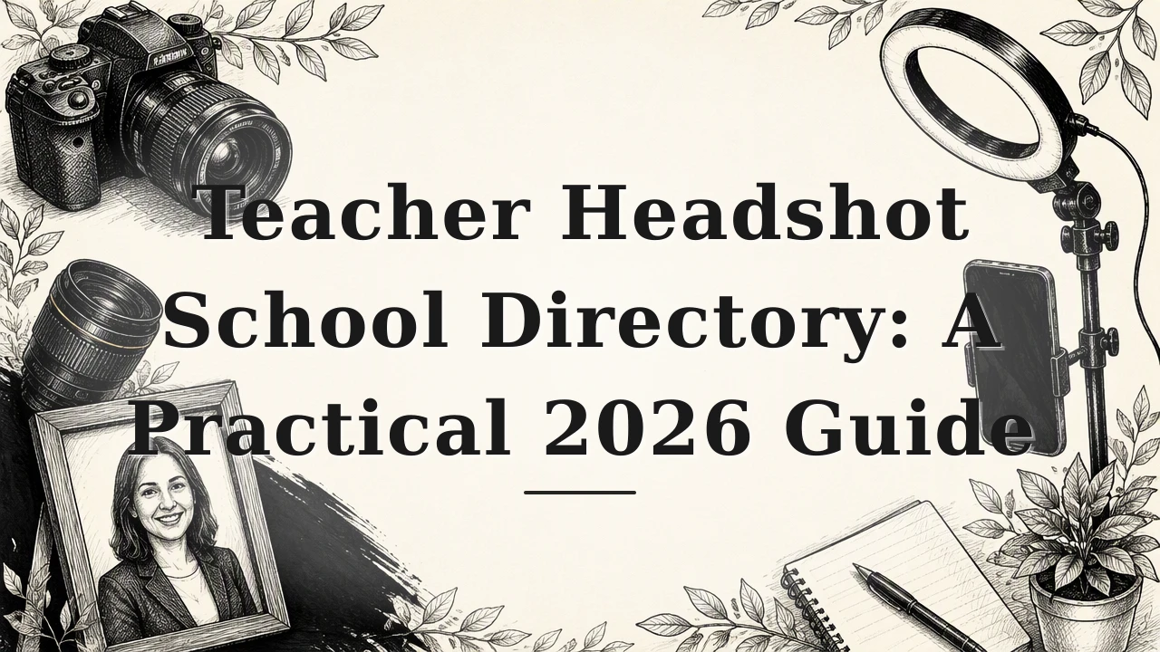 Teacher Headshot School Directory: A Practical 2026 Guide
