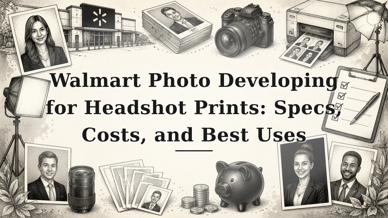 Walmart Photo Developing for Headshot Prints: Specs, Costs, and Best Uses