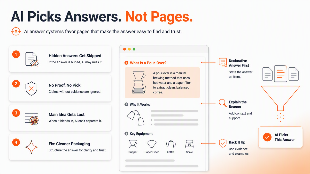 Illustration for Fix the gaps AI answers ignore