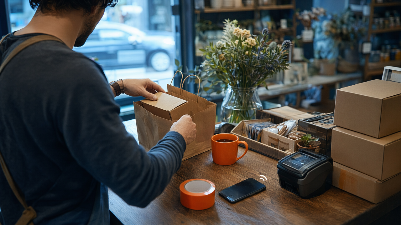 Small business owner juggling daily operations before SEO becomes the first marketing priority