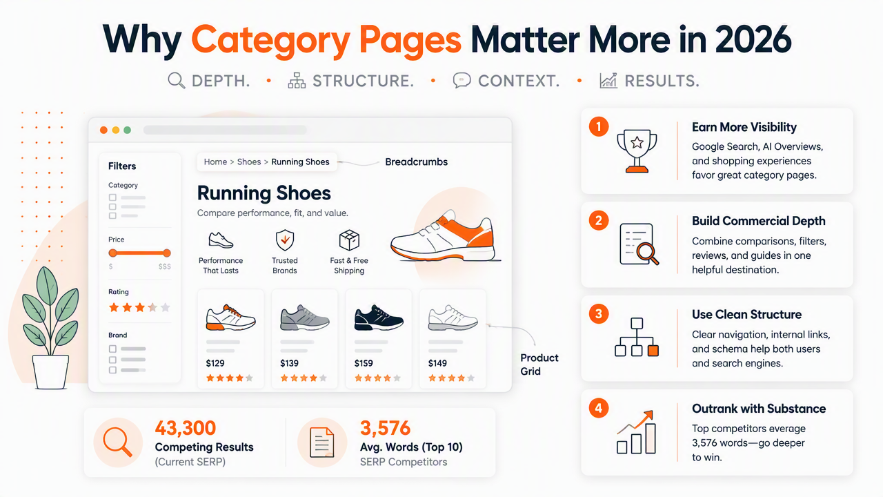 Illustration for Why category pages matter more in 2026