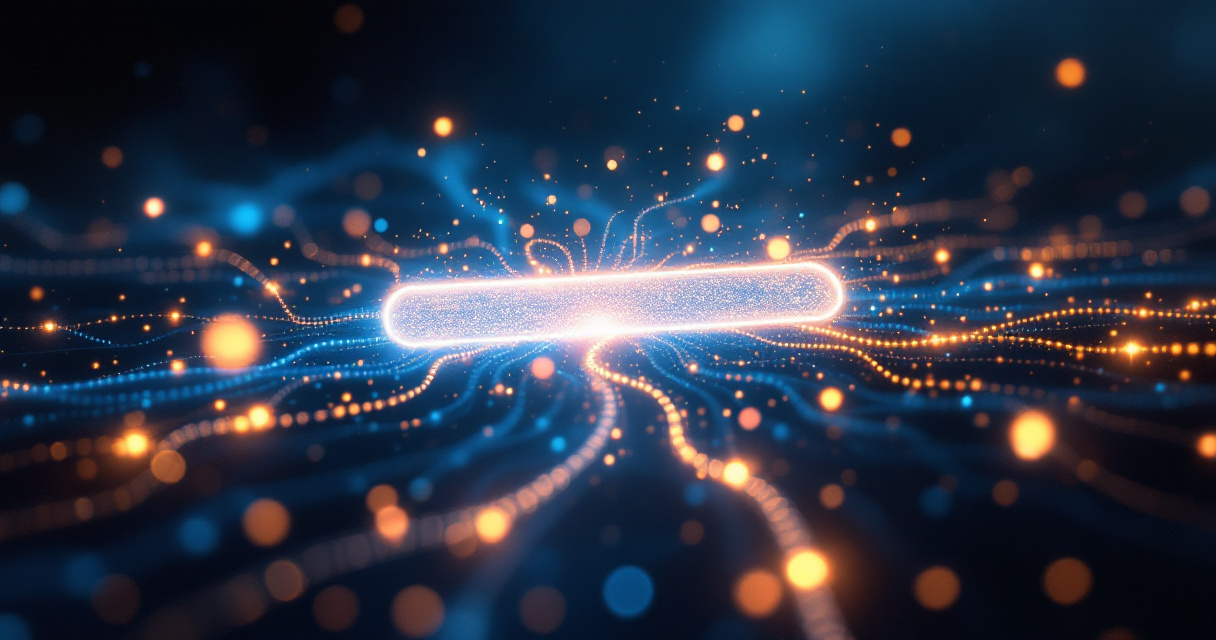 Magnifying glass releasing branching search paths revealing hidden keyword opportunities