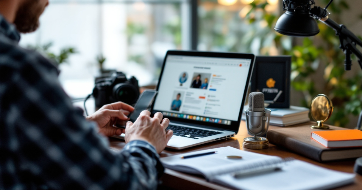 Founder using digital PR tools and trust signals to earn stronger backlinks