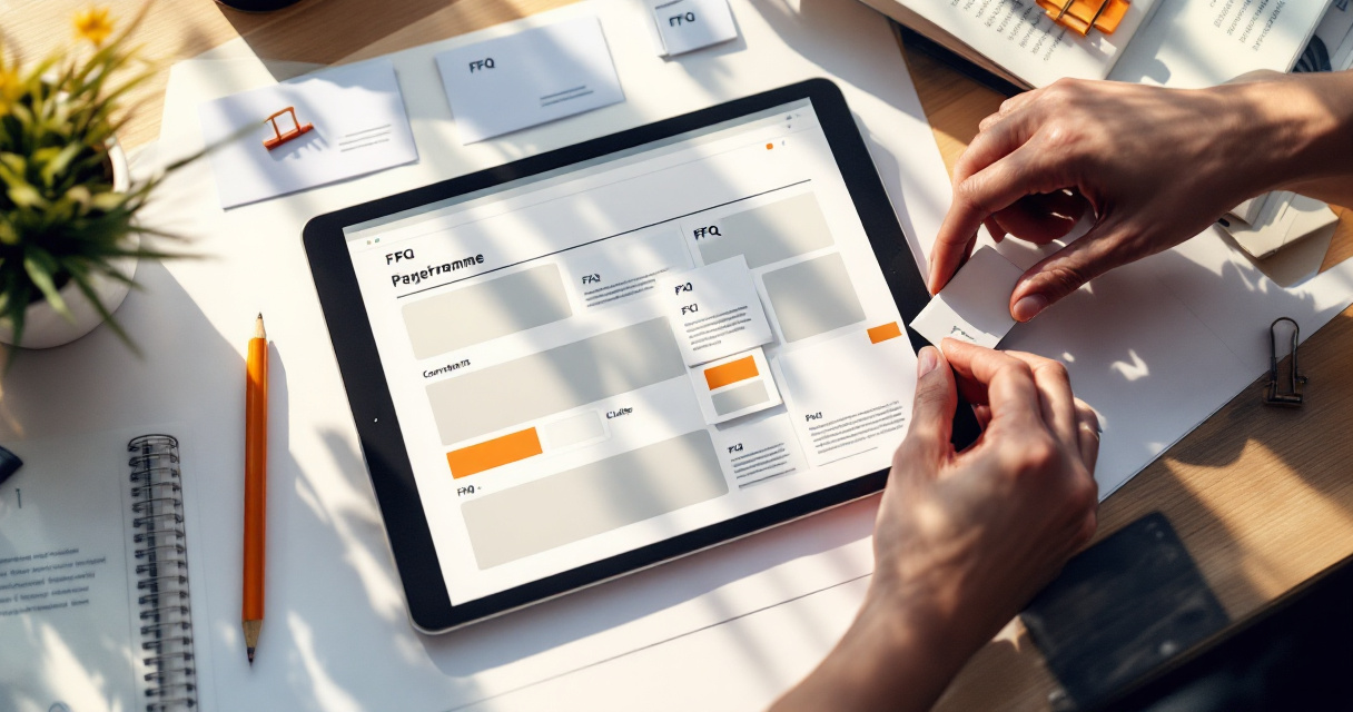 Planning FAQ placement within a webpage layout to support SEO without overwhelming the page