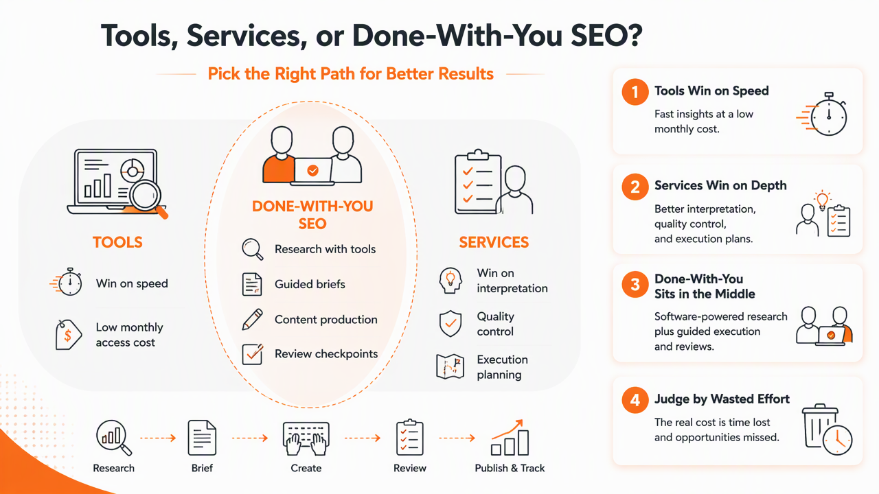 Illustration for How do cost, speed, quality control, and execution compare?