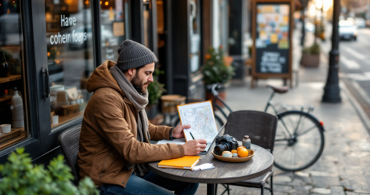 Small business owner creating free local content and community link opportunities