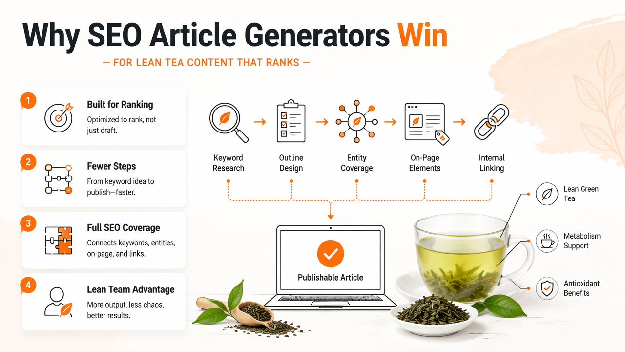 Illustration for Where SEO article generators win in 2026