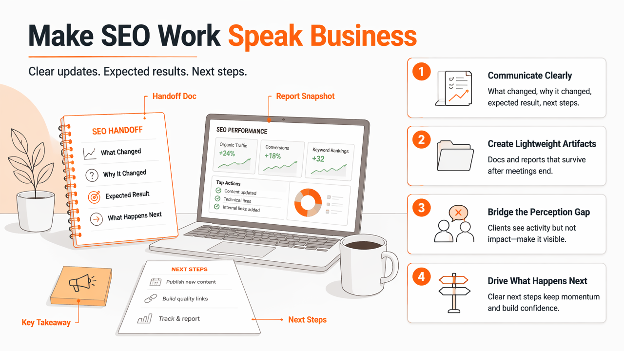 Illustration for How should client handoffs and reporting work?