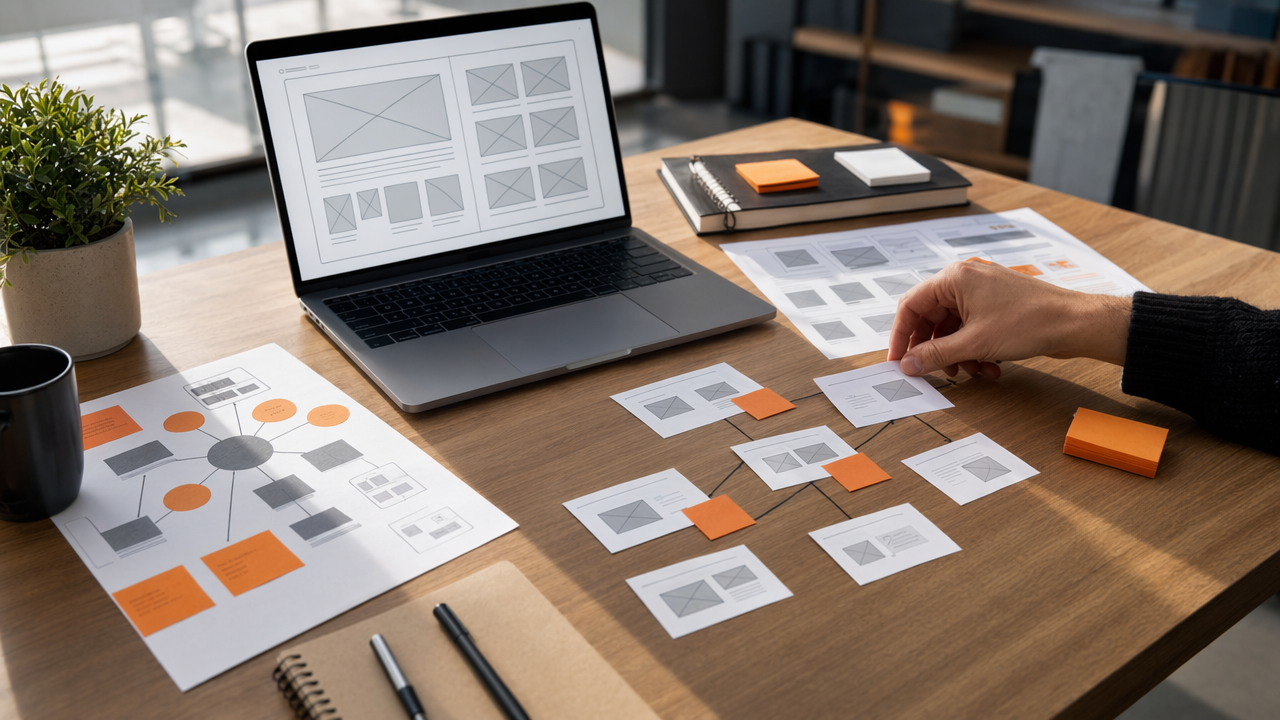Content clusters and site planning materials for building topical relevance on a new domain