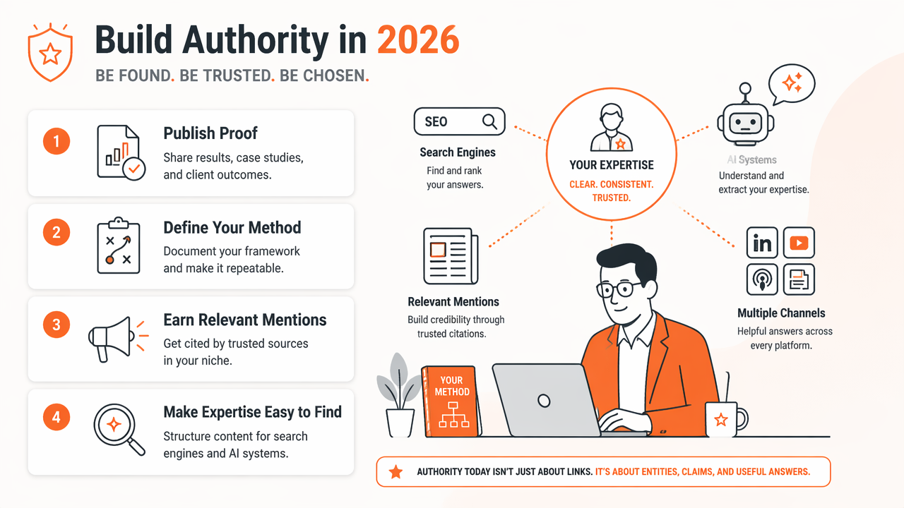 Illustration for How can consultants and coaches build authority in 2026?