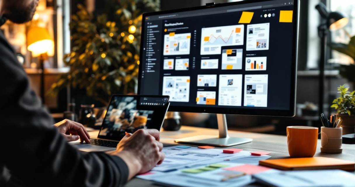 Founder planning key SaaS website pages before scaling content production