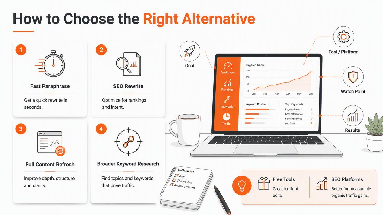 Illustration for Best alternatives by use case in 2026