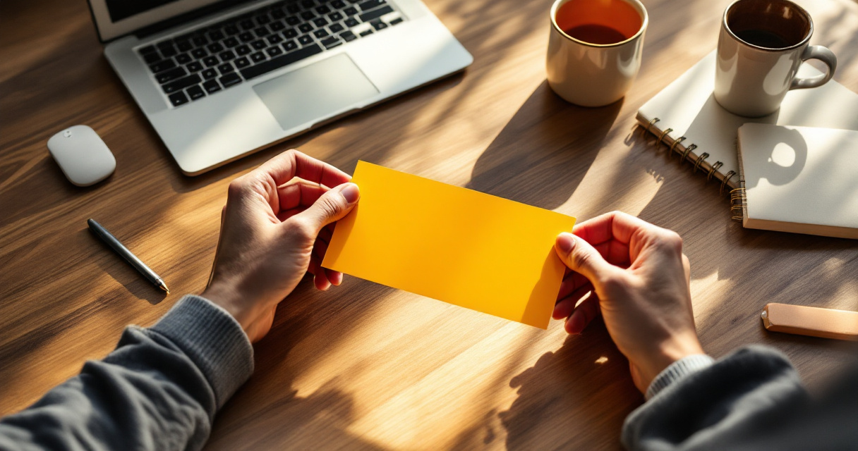 Founder arranging blank website page cards for an early startup site plan
