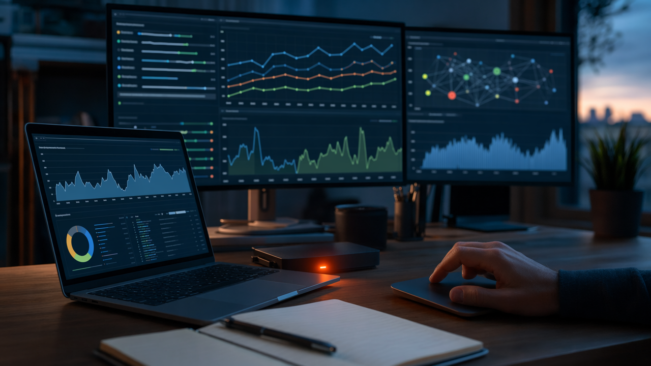 Post-migration SEO monitoring with traffic charts and technical checks during the first month