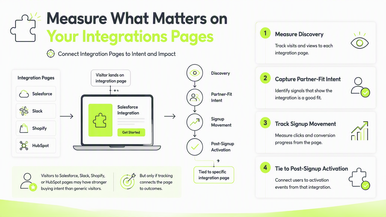 Illustration for What should integrations page analytics measure?