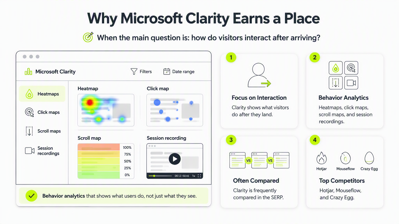 Illustration for When Microsoft Clarity earns a place